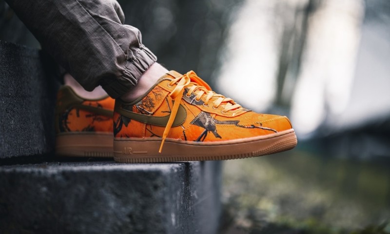 Orange camo store air force 1